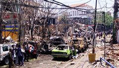 Místo teroristického útoku na Bali v roce 2002.