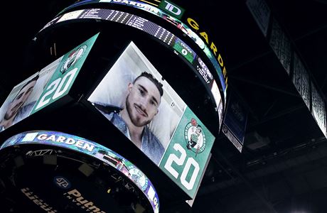 Vzkaz hráe Bostonu Celtics Gordona Haywarda z nemocniního lka do domácí...
