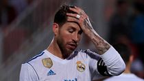 Zklamaný kapitán Realu Madrid Sergio Ramos.