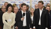 Pedseda hnut Svoboda a pm demokracie (SPD) Tomio Okamura (uprosted)...