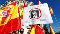 V Barcelon se protestuje proti katalnsk nezvislosti.