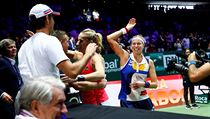 Češka Andrea Hlaváčková a Maďarka Tímea Babosová vyhrály čtyřhru na Turnaji...