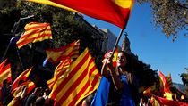 V Barceloně se demonstruje za jednotu Španělska.