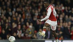 Eddie Nketiah, objev Arsenalu, v akci.