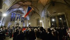 Ve Vladislavském sále Praského hradu se 28. íjna uskutenil slavnostní...