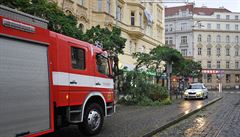 Zásah hasi�� na Strossmayrov� nám�stí.