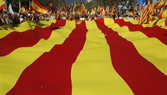V Katalánsku demonstruje 1 milion panl za jednotné panlsku.