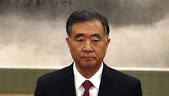 62letý Wang Jang je jedním ze ty místopedsed vlády a nov i len stálého...