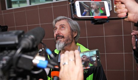 Karviná, 30.10.2017, Bohumír Ďuričko  byl právě  propuštěn z vězení.