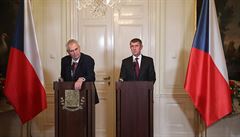 Miloš Zeman a Andrej Babiš. | na serveru Lidovky.cz | aktuální zprávy