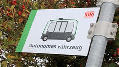 Deutsche Bahn spustily provoz autonomního autobusu.