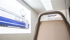 Koncept designové party tramvaje T3 Coupé na výstav Designblok.