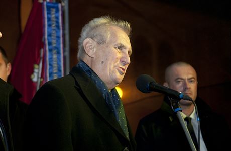 Milo Zeman se setkal 8. listopadu s obyvateli Lipníka nad Bevou.