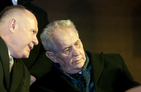Prezident Milo Zeman v Lipnku nad Bevou.