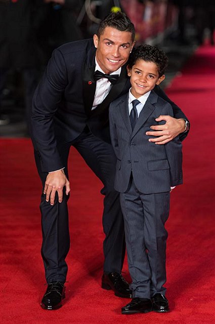 Cristiano Ronaldo a syn Cristiano Ronaldo Jr.