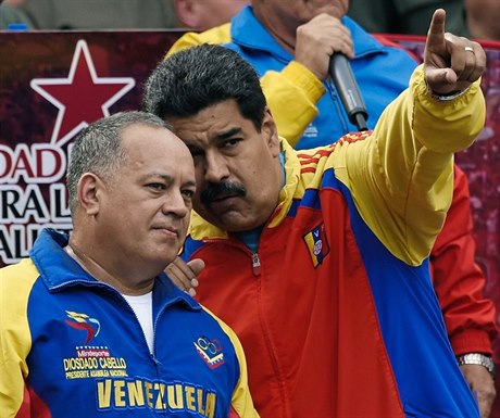 Diosdado Cabello je dvojkou Venezuely. eká ho vzestup na první píku?