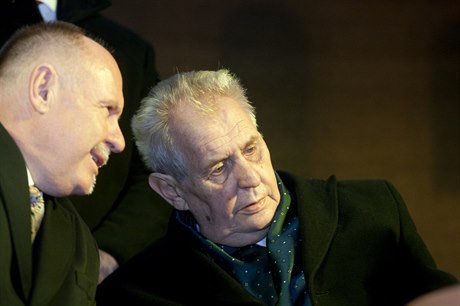 Prezident Milo Zeman v Lipníku nad Bevou.