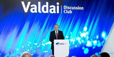 Projev ruského prezidenta Vladimira Putina na letošním setkání Valdajského...