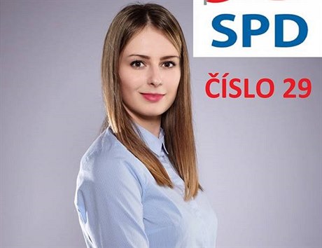 Pedagožka a nově zvolená poslankyně SPD Tereza Hyťhová