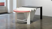 Milan Knk; Family Table; 19831984; wood, paint; 9190154 cm.