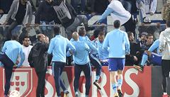 Fanouci Marseille a hrái týmu v arvátce.