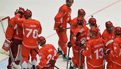 Odvetné utkání osmifinále play off hokejové Ligy mistr: HC Ocelái Tinec -...