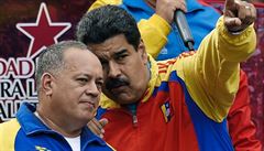 Diosdado Cabello je dvojkou Venezuely. eká ho vzestup na první píku?