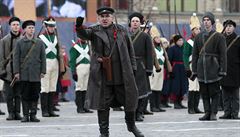 Moskva si pipomnla historickou pehlídku i bolevickou revoluci.