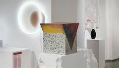 Sabine Marcelis; Voie Light Hanging Medium; 20142017; resin, neon, single...