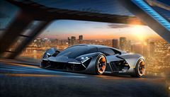 Lamborghini vymnilo v konceptu Terzo Millennio dvanctivlec za elektromotory