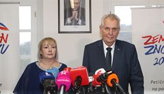 Ivana Zemanová a Milo Zeman.