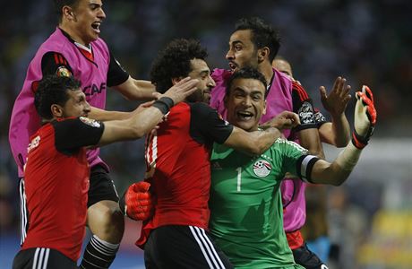 Fotbalisté Egypta slaví postup do finále