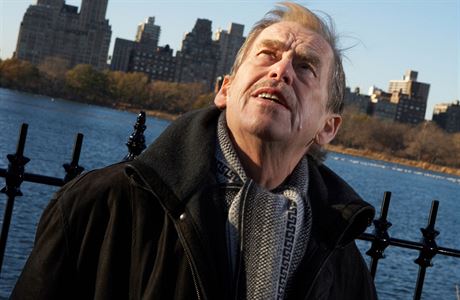 Vclav Havel v New Yorku v roce 2006.