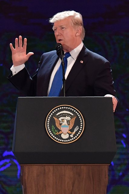 Americký prezident Donald Trump na summitu APEC.