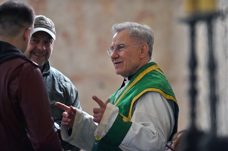 Harvey Keitel v Boleticích na eskokrumlovsku pi natáení filmu Nabarvené...