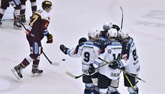 Zápas 22. kola hokejové extraligy mezi HC Dukla Jihlava a HC koda Plze....