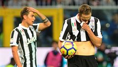 Juventus dostal tglov pdl od Sampdorie a na Neapol ztrc u tyi body