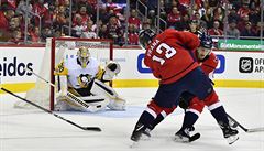 NHL: Pastrňák skóroval podesáté v sezoně, Vrána zapečetil vítězství Washingtonu
