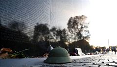 Ameriané si rovn pipomnli Den válených veterán u Památníku veterán z...