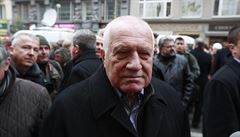 Bývalý prezident Václav Klaus na Národní tíd.