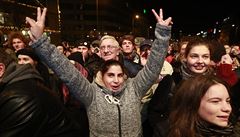 Večerní akce na Václavském náměstí se zúčastnily tisíce lidí. | na serveru Lidovky.cz | aktuální zprávy