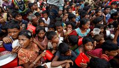V Bangladé�i v sou�asnosti �ije více ne� 400 tisíc rohingských uprchlík�.
