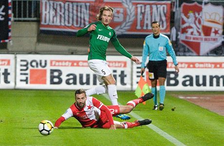 Jablonec - Slavia (Matj Hanousek a Josef Hubauer)