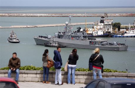 Domovsk zkladna Mar del Plata, kam mla argentinsk ponorka piplout.