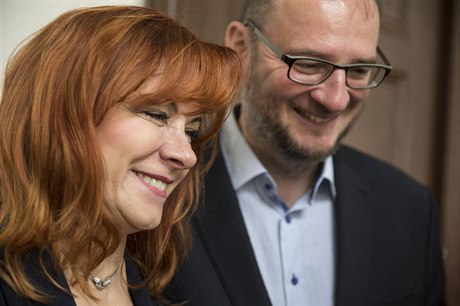 Jana Ne�asová a Petr Ne�as