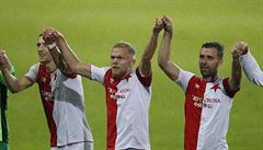 Jaroslav Tvrdík si poprvé veejn stoval na hráe Slavie.