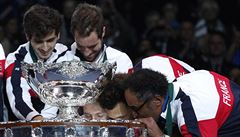 Drama pro domácí. Francie udolala Belgii a slaví desátý triumf v Davis Cupu