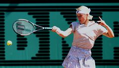 Jana Novotná na Roland Garros.