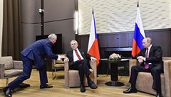 Prezident Ruska Vladimir Putin ve své ernomoské rezidenci Boarov ruej v...