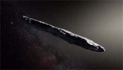 Oumuamua v pedstavách umlce.